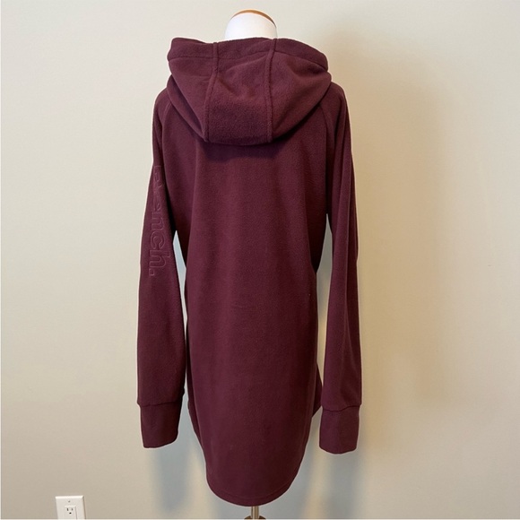 2/$40 BENCH Long Fleece Hoodie Jacket Coat Burgundy Size XXL - Picture 4 of 7